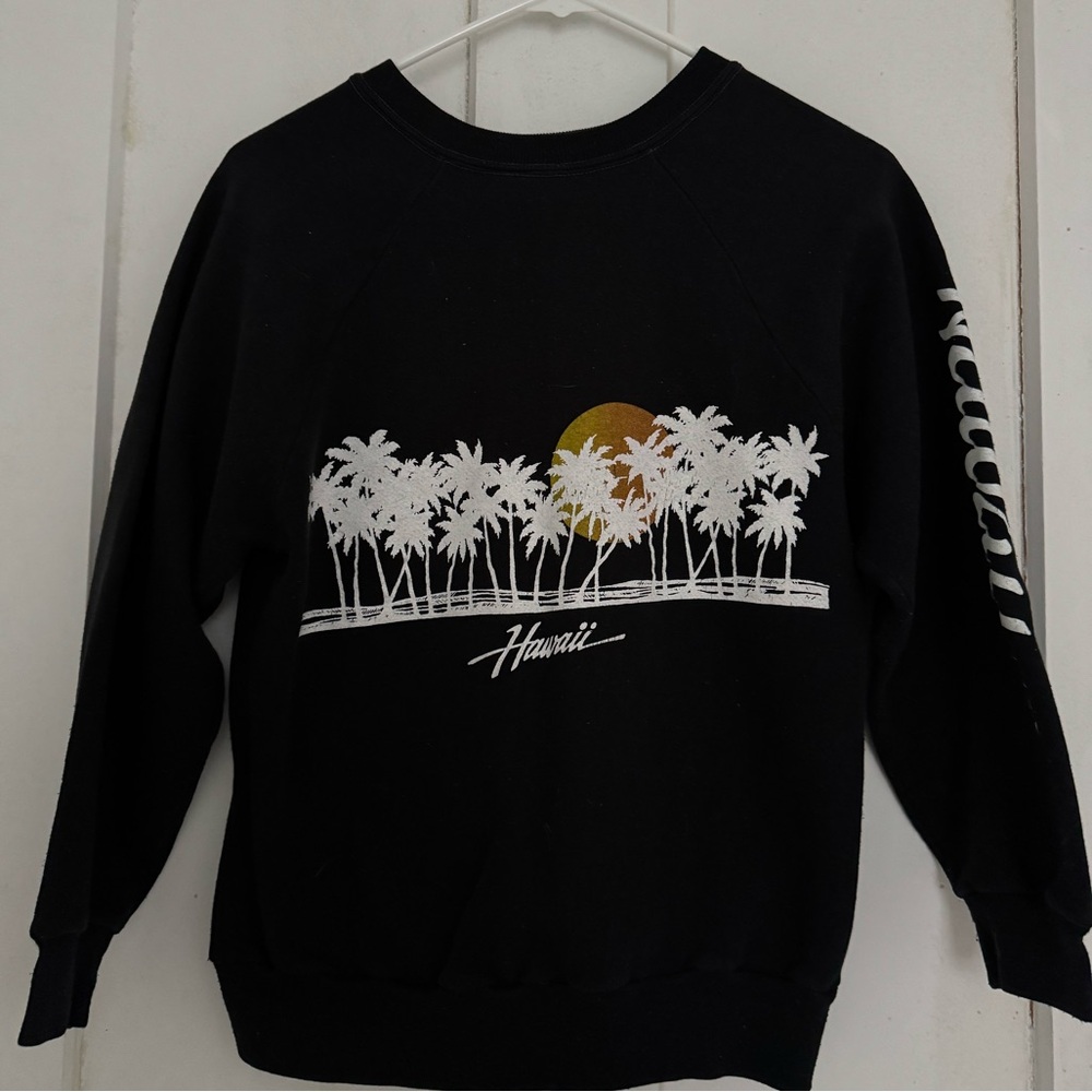 Vintage USA-Made Sweatshirt, Hawaii, 80s, Retro
